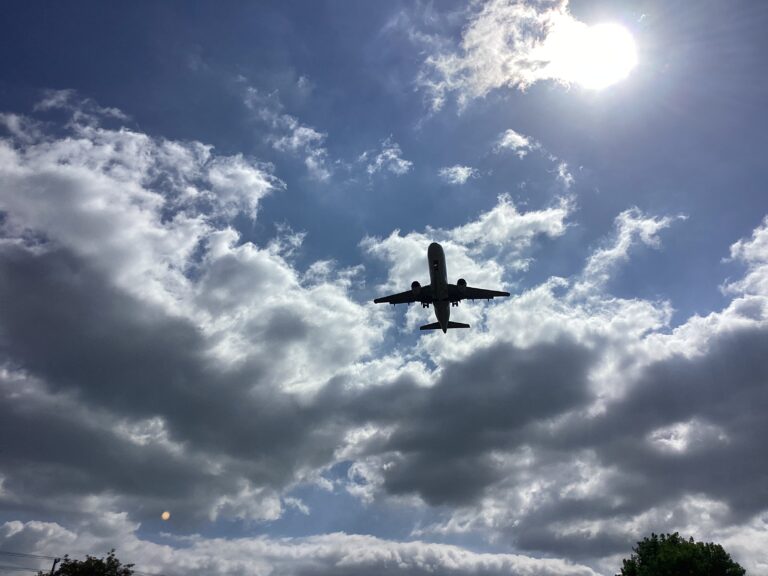 飛行機が見える公園にいってきたよ(🐳&☁️)
