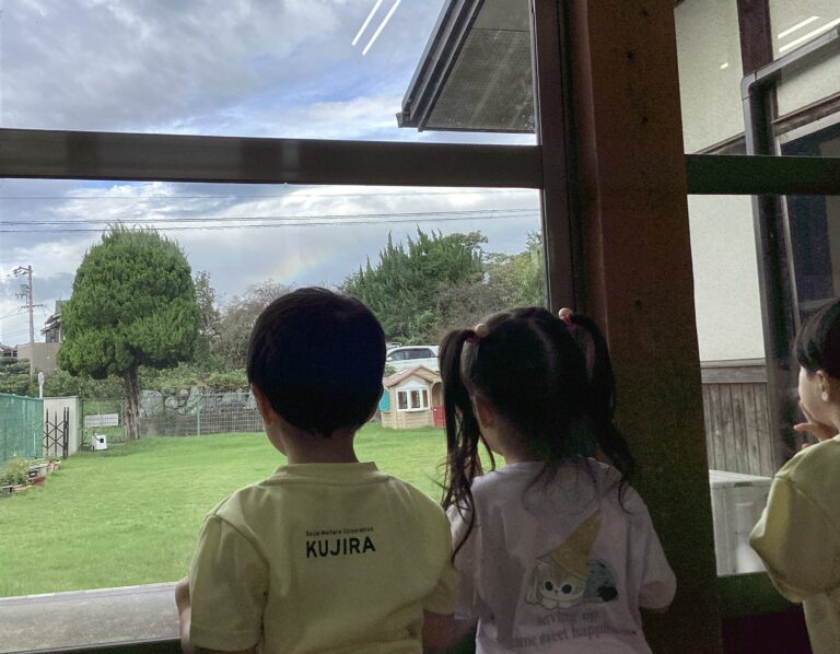 お外遊び&お月見遊び🌝(にじチーム)