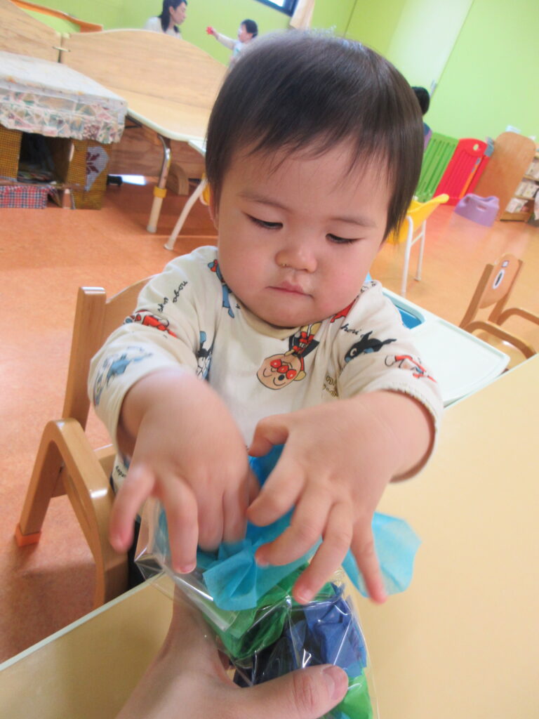 くしゅくしゅ！(１歳児)