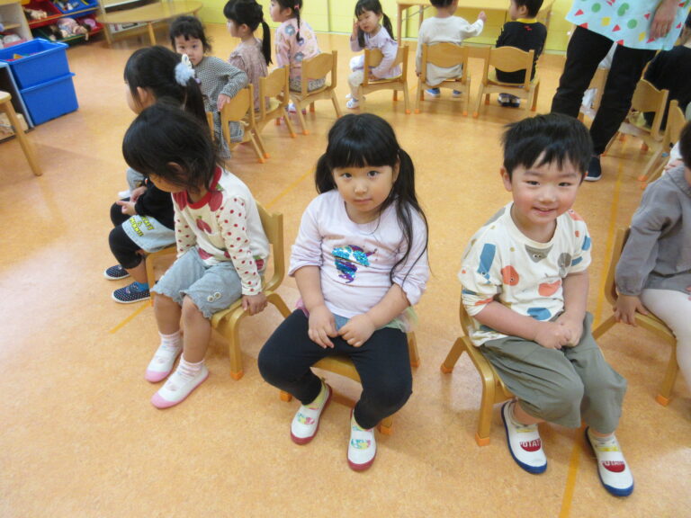 負けないぞ～！(３歳児)