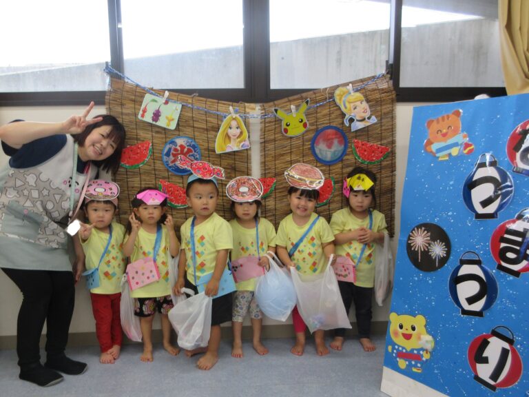 くじら夏祭り🐳(2.3.4.5歳児)