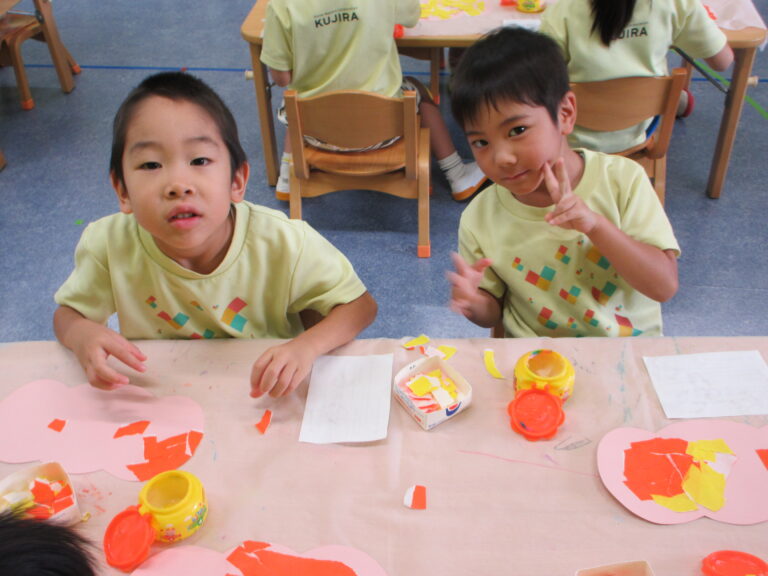 作ってみよう🎃(４歳児)