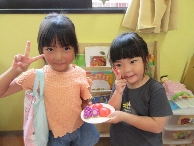 たのしいね🎵(３.５歳児)