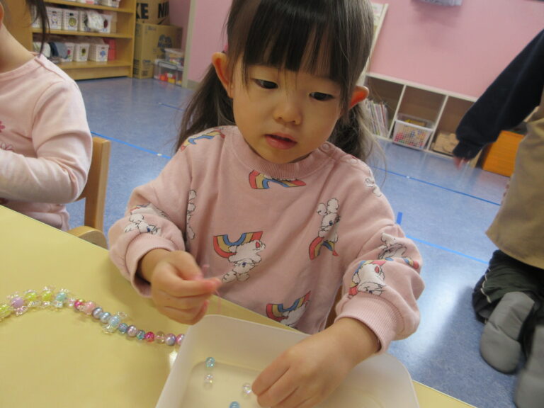 練習中です✨(２歳児)