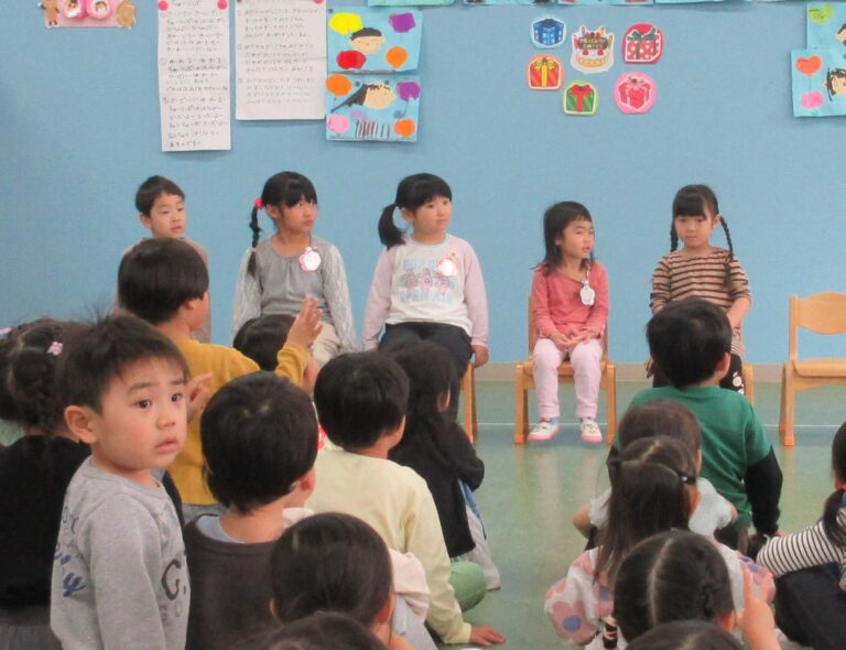 ４月生まれのお友だち『おめでとう🎂』