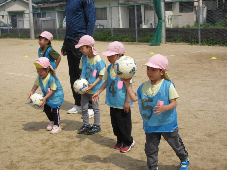 ドキドキ…サッカー教室⚽（５歳児）