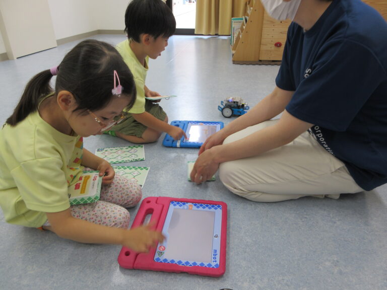 プログラミング教室始まりました🎵(5歳児)