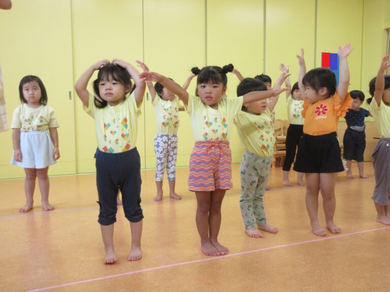 運動会に向けて💪(３歳児)