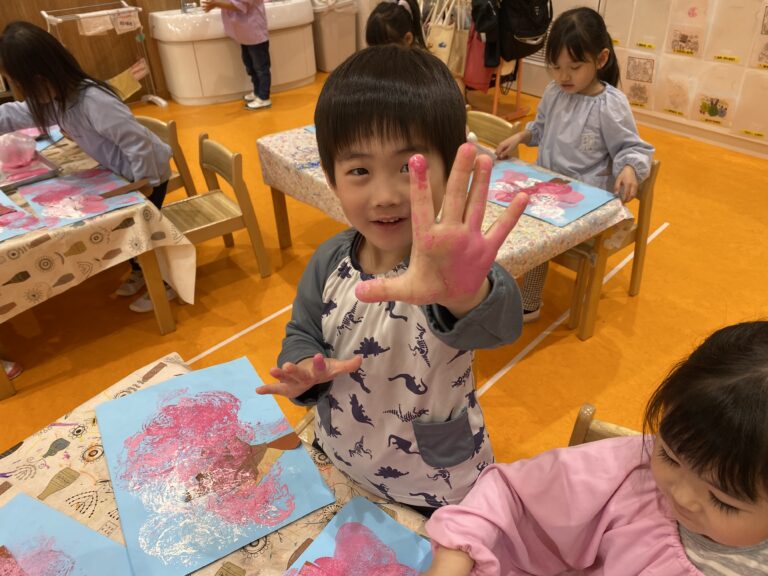 春の制作をしたよ　そらチーム