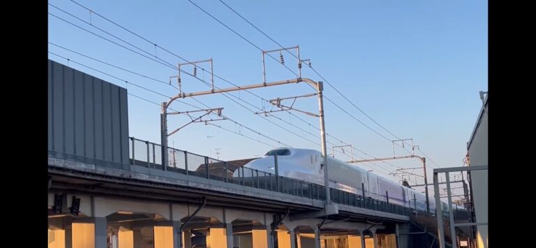 Wonderful Dreams Shinkansen！園から見たよ！