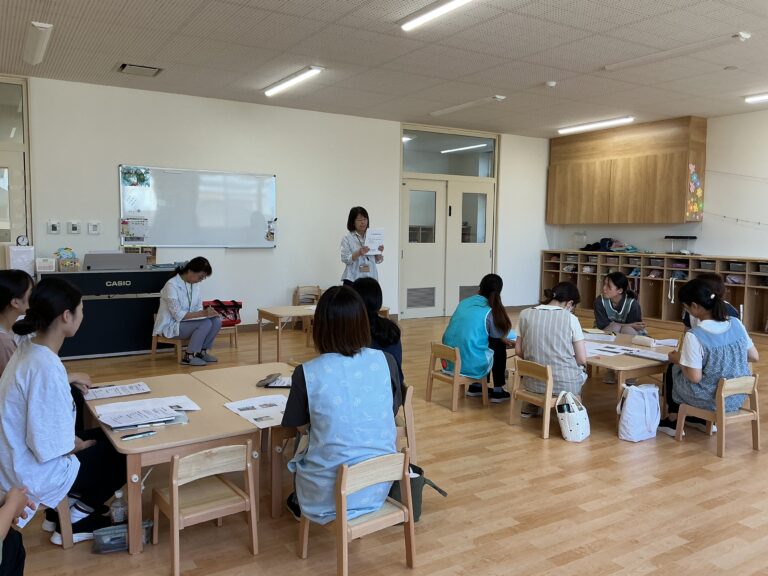 職員「出前講座で、勉強会！主体性を育む環境とは………」