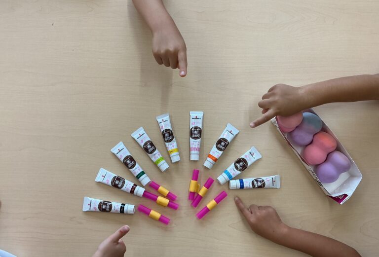 5歳児くじらチーム「アートとの出会い」