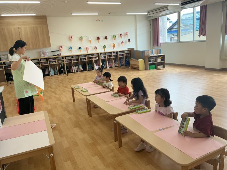 3歳児にじチーム 「ピザ美味しかったね!