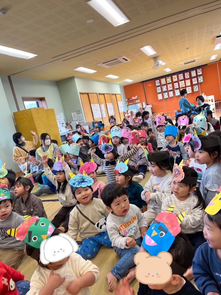 鬼のお面いろいろ！