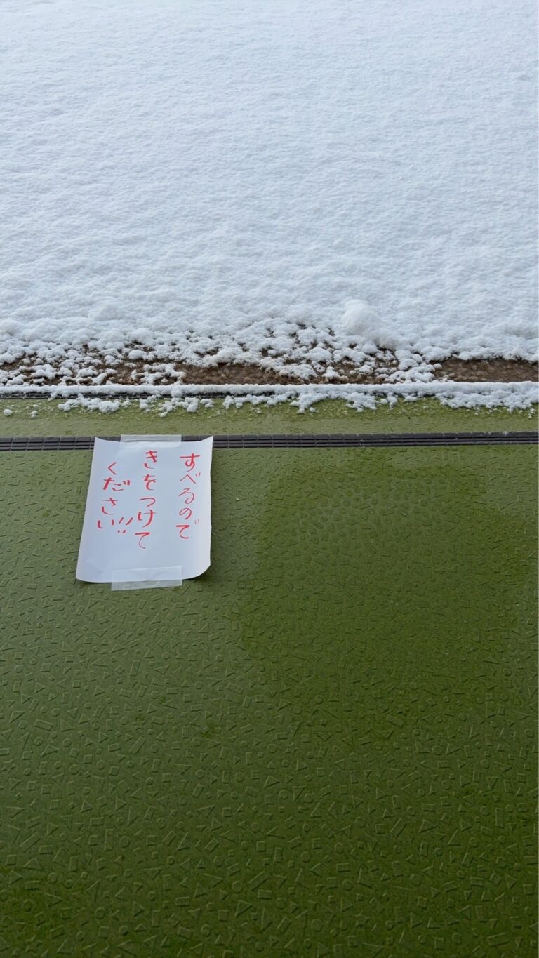 ご安全に…❄️