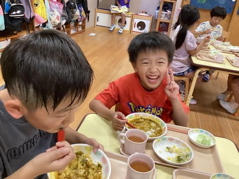 7/27  夏野菜カレー作りは大成功！