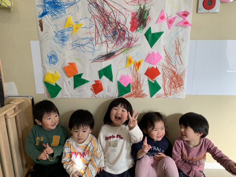 春がきた🌷（2歳児🐳）