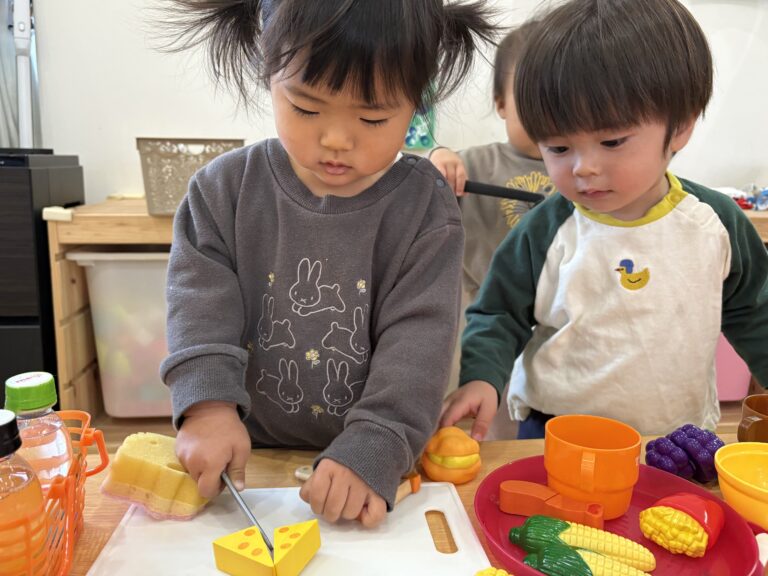 保護中: <strong>みんな大好き❤️おままごと遊び🍙（1歳児🐬）</strong>