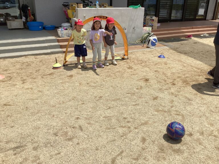 サッカー教室！