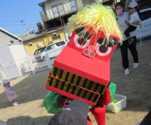 獅子舞がやってきた！