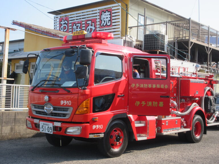 🚒消防車がやってきた！！🚒
