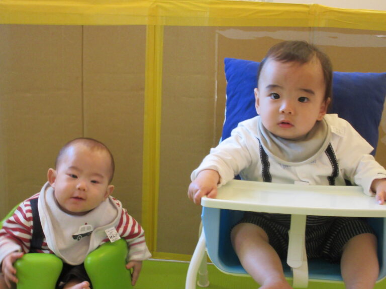 園生活に慣れたよ💗うみ組(0歳児）