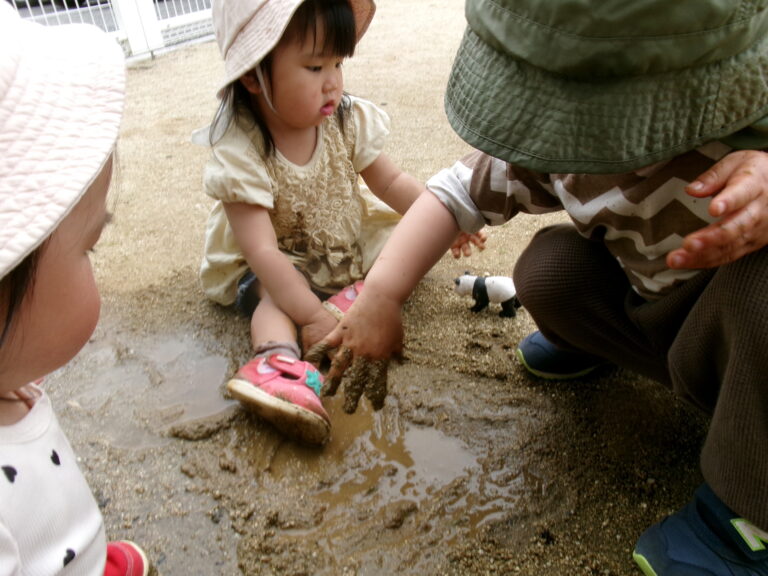 水やりのあとに・・・