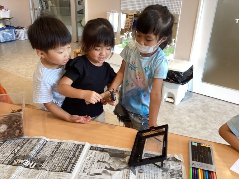 4歳児 そらチーム 「31本のクワガタの木」