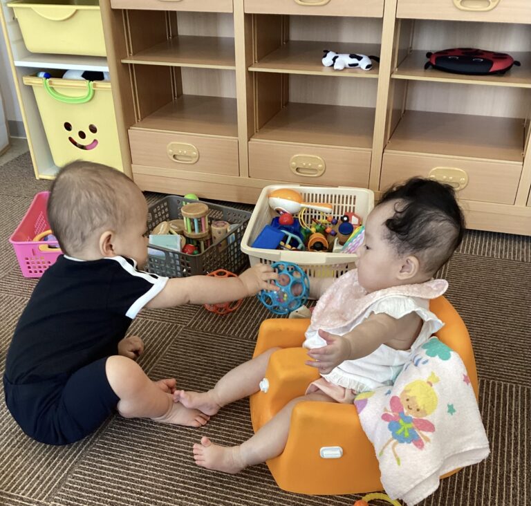 0歳児 うみチーム 「大成功!!」