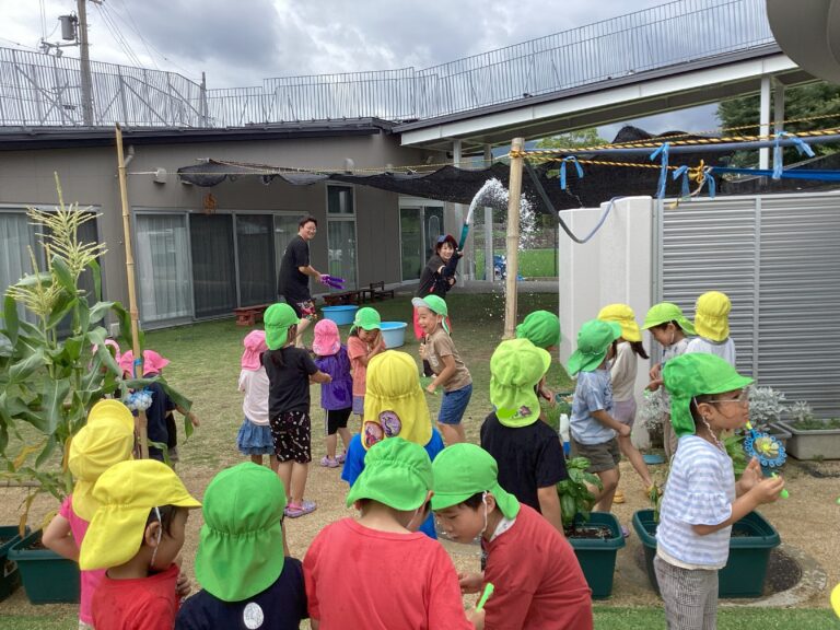 3、4、5歳児「水遊びスタート!」