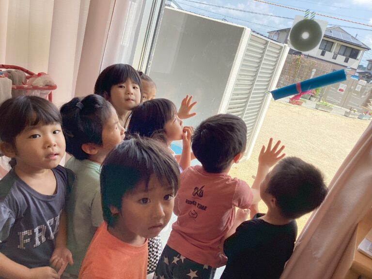 ４歳児　そらチーム　「どこから来たの？」