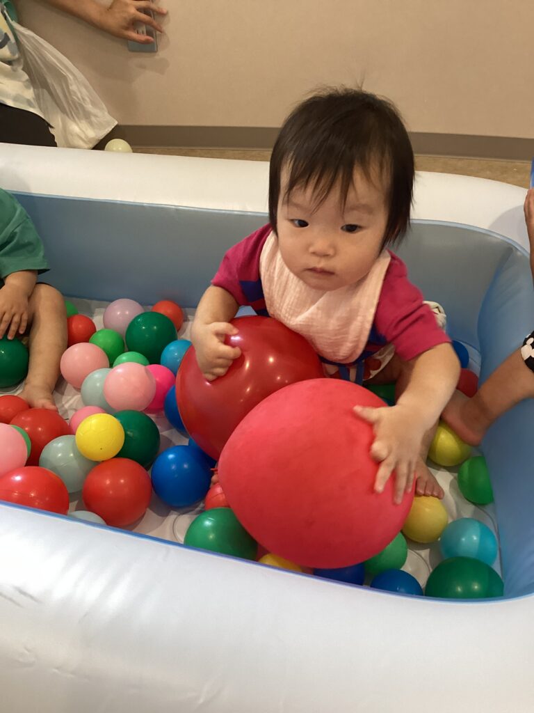【0歳児　うみチーム】　夏を満喫!!