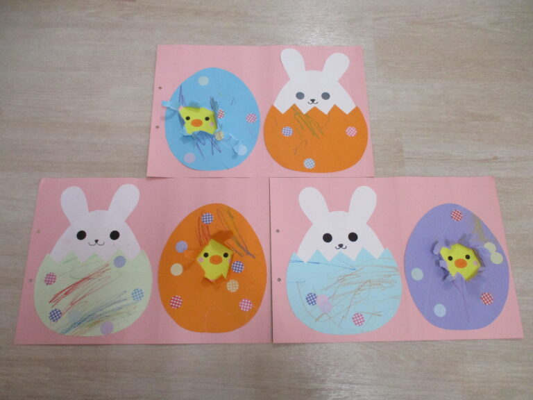 りすぐみ4月の制作🐰🐣