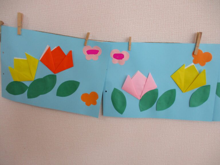 きりん組　4月の制作🌷