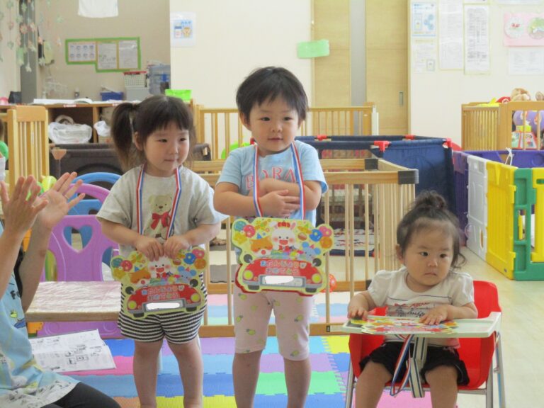 ６月生まれ誕生会🎂ＨＡＰＰＹ　ＢＩＲＴＨＤＡＹ🎉