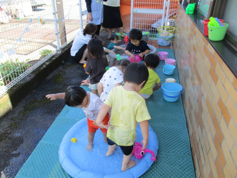 楽しい水遊び🌊