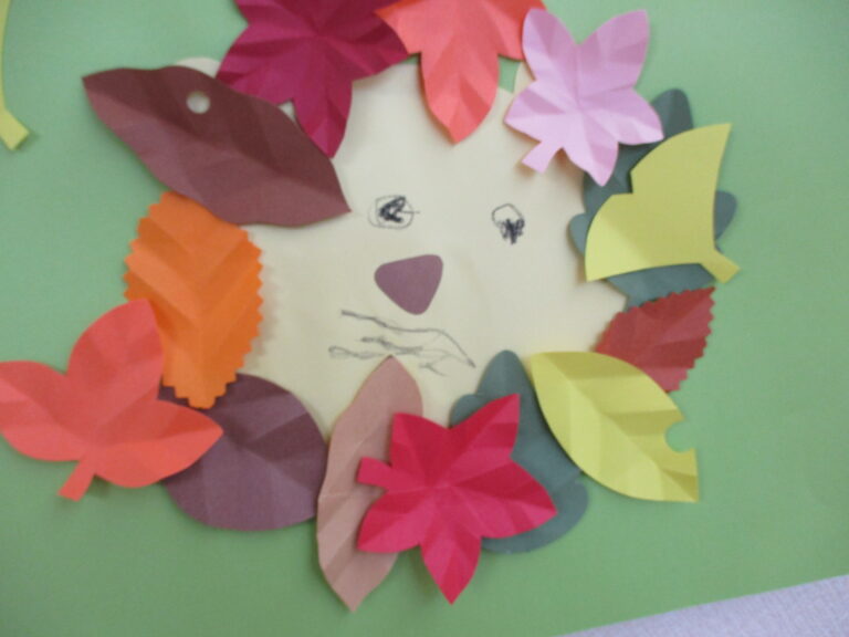 きりん組11月の制作『ライオン、ガオー🦁』