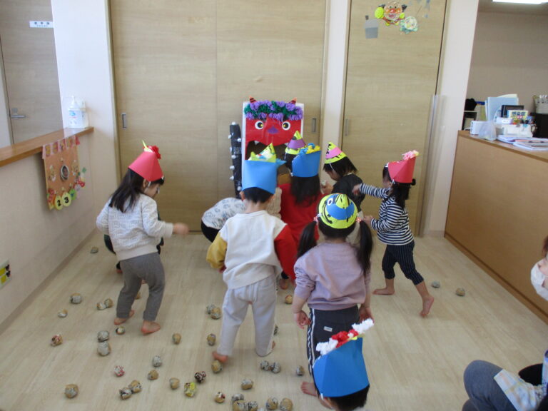 節分　豆まき会👹