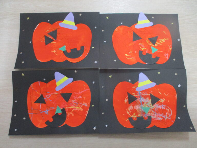りす組　１０月の制作「トリックオアトリート🎃」