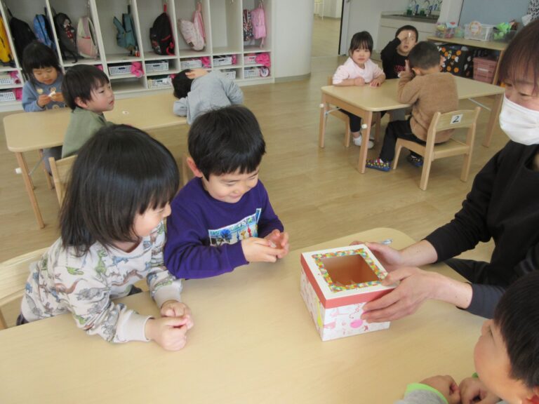 くじ引きをしたよ。