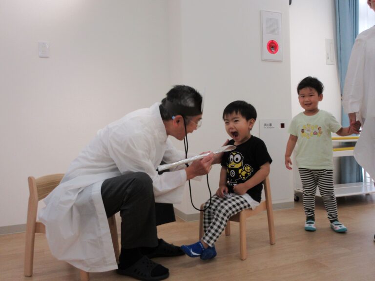 内科検診の前に