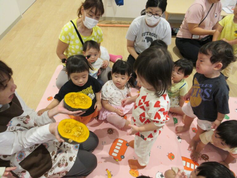 食育～かぼちゃ～（うみ組・だいち組・あめ組）