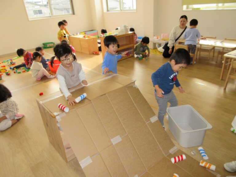 ある朝のお部屋の様子（にじ組）