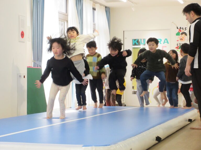 １月の運動遊び教室(にじ組・そら組）