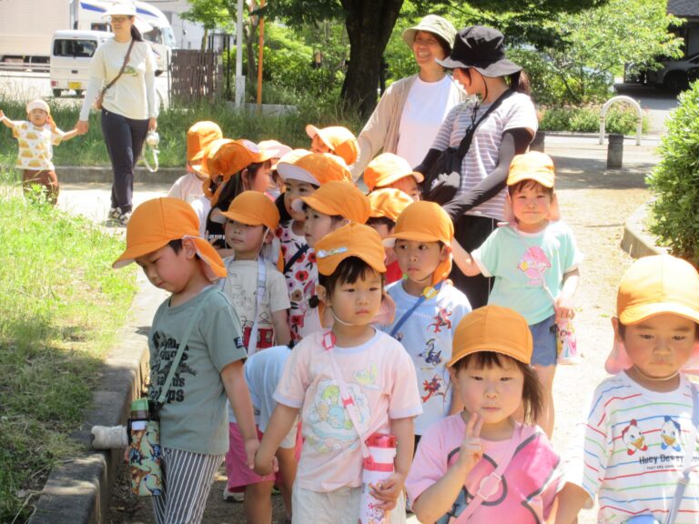 美園公園に行ったよ♪（４歳そら組）