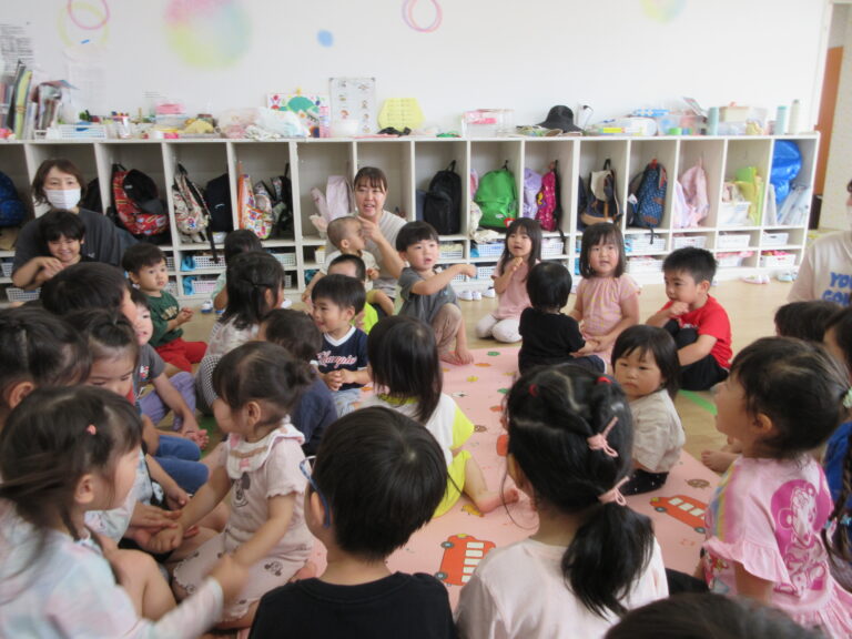 異年齢交流♪（だいちぐみ・にじぐみ）