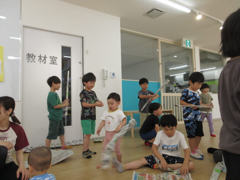 異年齢交流♪（だいちぐみ・くじらぐみ）