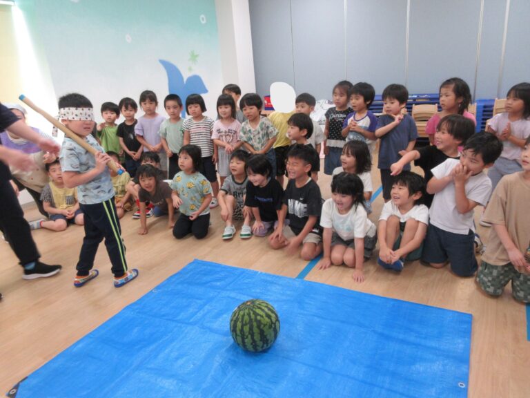 ワクワク！スイカわり🍉(5歳　くじら組)