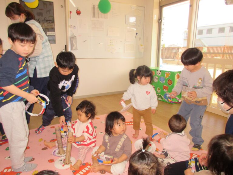 ☆異年齢交流☆　(５歳　くじら組)