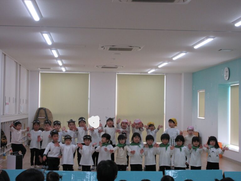 ジャックと豆の木😊(４歳そら組)